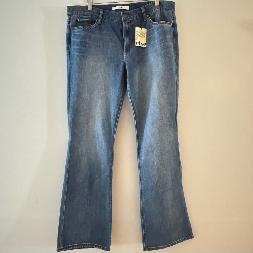 Else Women's Classic Blue Flare Jeans